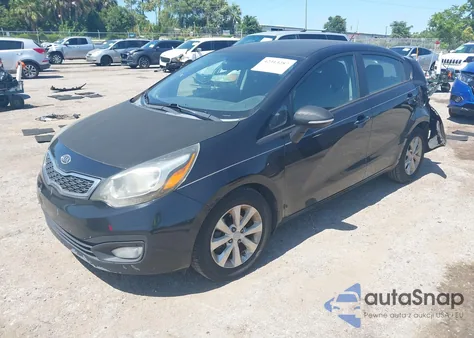 2013 Kia Rio Ex из США, поврежденный, VIN KNADN4A32D6119638